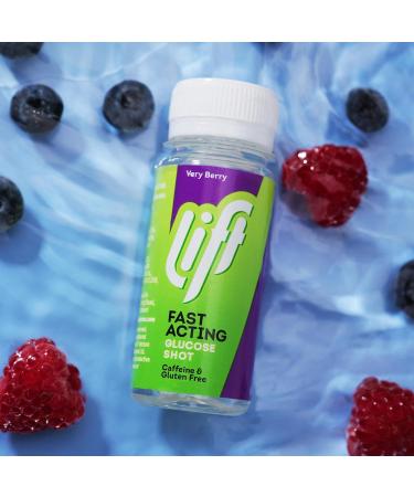 Lift | Fast-Acting Glucose Energy Juice Shots | Very Berry | 12 Pack of 60 ml Bottles - Buy Online on GoSupps.com