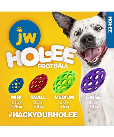 Buy JW Pets Hol-ee Football Medium - Color-Sorted M Assorted for Dogs | International Shipping Available - Buy Online on GoSupps.com