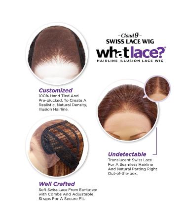 Sensationnel What Lace Glenna 13x6 Lace Front Wig - Natural Preplucked Hairline - Cloud 9 Synthetic Hair - Buy Online on GoSupps.com