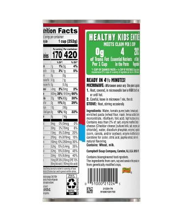 SpaghettiOs Original Canned Pasta 22.4 OZ Can (Pack of 12) - Healthy Snack for Kids and Adults - Buy Online on GoSupps.com