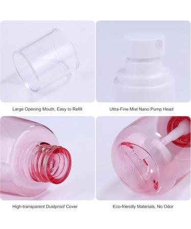30ml Atomizer Spray Bottle - Refillable Transparent Cosmetic & Perfume Mist | Ideal for Skin Care Products - Buy Online on GoSupps.com