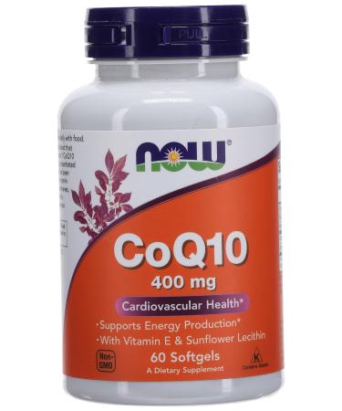 NOW Foods - Co Enzyme Q10 400 mg. - 60 Softgels