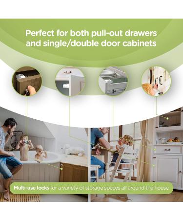 Spare Keys for Magnetic Cabinet Locks (2-Pack) by Skyla Homes - Powered by Premium Neodymium Magnet - Baby Safety Lock Key - Buy Online on GoSupps.com