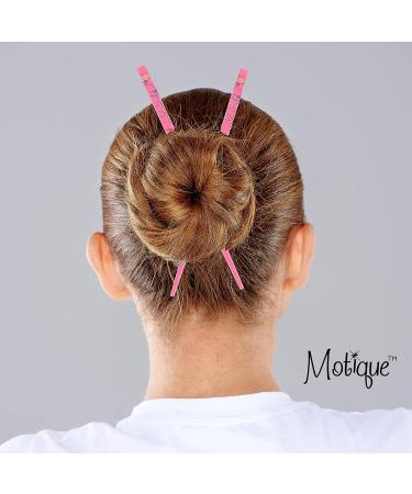 Set of 4 Pink Butterfly Hair Sticks | Hair Chopsticks Set - Buy Online on GoSupps.com