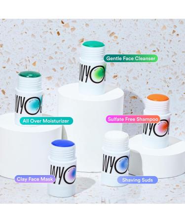 Travel-Friendly Face Cleanser Stick | Vegan Cruelty-Free Sulfate & Paraben Free - Gentle Hydrating Makeup Remover for All Skin Types - Buy Online on GoSupps.com