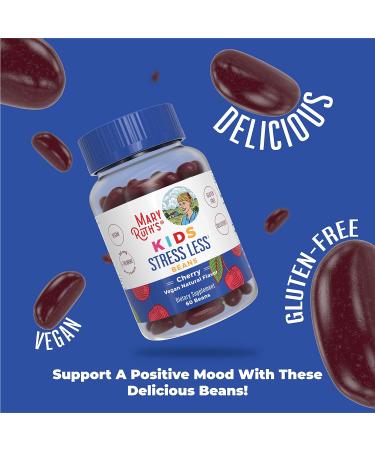 MaryRuth's Stress Relief Vita-Beans for Kids | Calm & Relaxation Support with Magnesium Citrate & L-Theanine | Vegan & Non-GMO | 60 Count - Buy Online on GoSupps.com