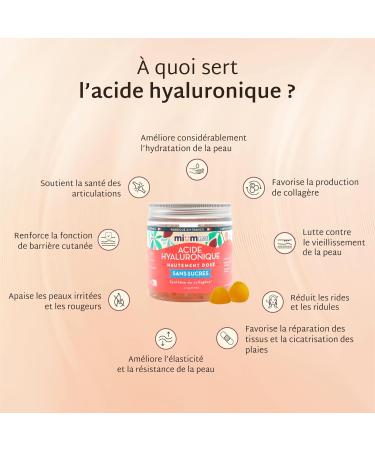 Mium Lab - Hyaluronic Acid Vit C - Anti-Aging Anti-Wrinkle Collagen Highly Dosed and Absorbed - Skin Joints Hair - Deep Hydration Skin Elasticity - 21 Days - Made in France - Buy Online on GoSupps.com