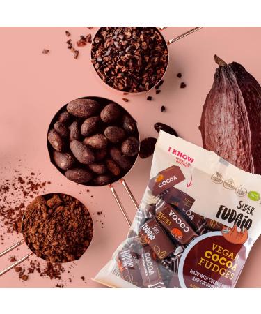  SUPER FUDGiO Super Fudgio - Vegan Cocoa Fudges - Toffe Fudge (10 x 150 g) - Buy Online on GoSupps.com