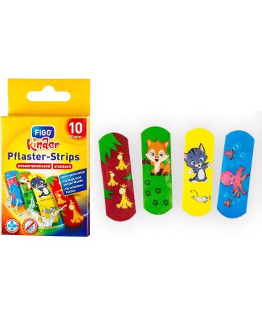 Buy Mountain Man Children's Plaster Strips - 40 Pack Water-Repellent & Skin-Friendly Colorful Designs for Boys & Girls - Clinically Tested - Buy Online on GoSupps.com