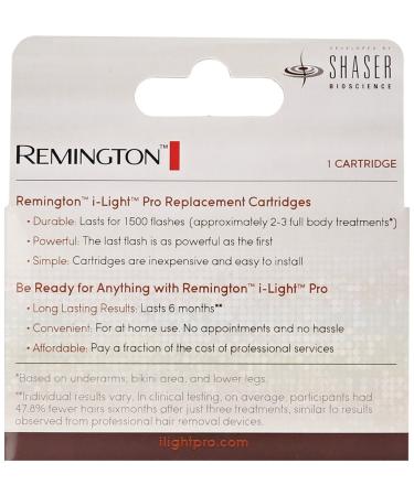 Remington SP6000SB Replacement Cartridge for iLight Pro Hair Removal System - Compatible with Models IPL6000, IPL6000USB, IPL6000P, IPL6000COS - Buy Online on GoSupps.com
