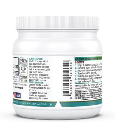 KAPPA NUTRITION Creatine Monohydrate Micronized 2.5g - 240 Servings | Premium Quality Creatine for Maximum Performance | International Shipping Available - Buy Online on GoSupps.com