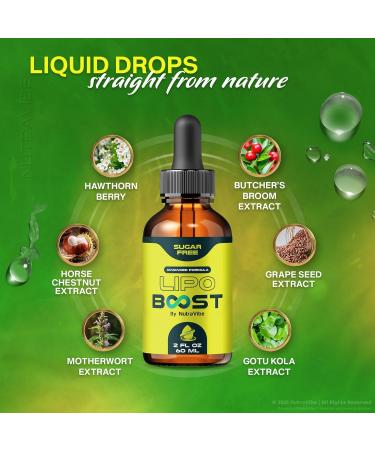 NutraVibe (2 Pack) Lipo Boost LipoBoost Official Liquid Formula for Body Balance Lasting Energy & Active Lifestyle | Easy-to-Use Droppers Simple & Effective Liquid Drops Reviews (60 Servings) - Buy Online on GoSupps.com