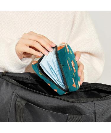 Fox Pattern Sanitary Napkin Storage & Travel Makeup Bag - GIAPB Period Bag Color4568 - Buy Online on GoSupps.com
