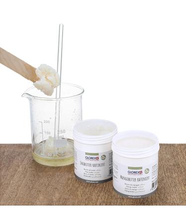 GLOREX 6 1602 001 Refined mango butter 250 g natural and vegan for the production of household cosmetics - Buy Online on GoSupps.com