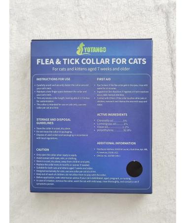 YOTANGO Cat Collar Repellent 4 Pack Cat Collar-Built-in Pant-Based Formula Strong Repellency Slow Release Pleasant Aroma Waterproof (PurplePink) - Buy Online on GoSupps.com
