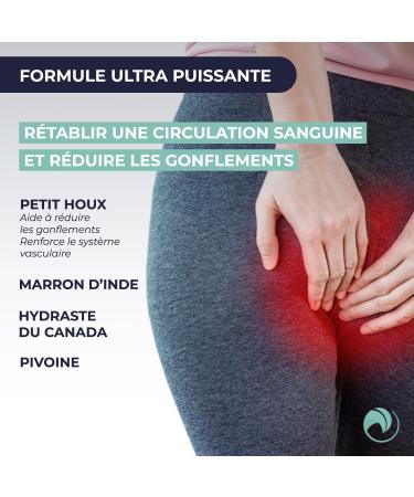 Prescription Nature - HEMOCALM - Food Supplement for Circulatory Comfort - Veinotonic - Made in France - 15 Capsules - Buy Online on GoSupps.com