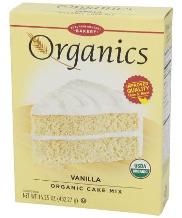 Organic Vanilla Cake Mix - European Gourmet Bakery, 15.25 oz | Bake Delicious Treats - Buy Online on GoSupps.com