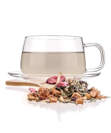 Tealyra White Cloud Catcher Fruity White Tea Blend - Cherry Cranberry - Antioxidant Rich - All Natural, Low Caffeine - 112g (4 oz) - Buy Online on GoSupps.com