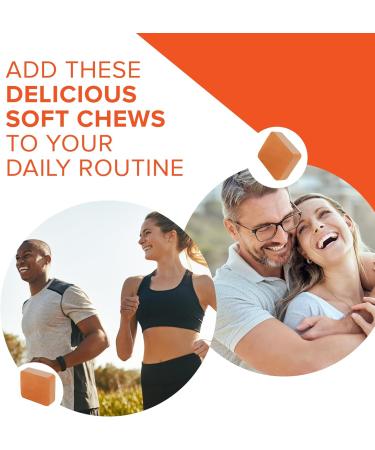 Qunol Turmeric and Ginger Soft Chews 750mg Turmeric Supplement Ultra High Absorption to Support Joint Health 90 Count Turmeric 90 Count (Pack of 1) - Buy Online on GoSupps.com