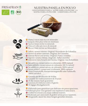 Buy Organic Panela Sugar 500g | Premium Guatavita Panela from Colombia | Natural Sweetener Online - Buy Online on GoSupps.com