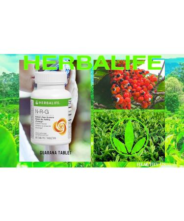 N-R-G Nature's Raw Guarana 60 Tablets - Gluten-Free Energy Boost Supplement - Buy Online on GoSupps.com