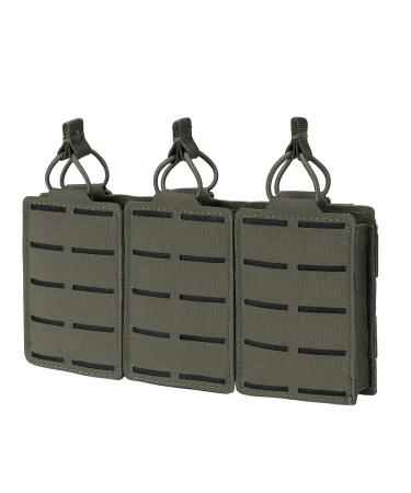 Idogear molle magazine bag triple tactical magazine top open magazine pockets for M4 M14 M16 AR-15 5.56mm rifle magazine Ranger Green - Buy Online on GoSupps.com