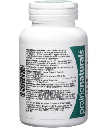 Prairie Naturals Sytrinol Cholest-Force One-A-Day helps to reduce serum triglycerides/triacylglycerols/Total cholesterol/LDL cholesterol supports cardiovascular health - 60 Vegan capsules. Non-GMO Gluten Free - Buy Online on GoSupps.com