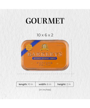 Barkleys Pepper & Peach Gourmet Mints 50g - Premium International Shipping - Unique Flavors for Connoisseurs - Buy Online on GoSupps.com