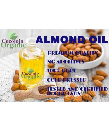 100% Pure Sweet Almond Oil 128 oz - Cold Pressed, Unrefined, Extra Virgin - 1 Gallon Therapeutic Grade for Hair, Skin, Body, Nails, Beard - Carrier Oil for Essential Oils - 128 Fl Oz - Buy Online on GoSupps.com
