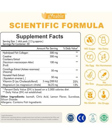 Gynable Bladder Control Supplements for Urinary Leakage: Due to Laughing Sneezing Exercise - Occasional Urgency Urinary Frequency Defense Comprehensive Bladder Support for Women Powder 2 Boxes - Buy Online on GoSupps.com