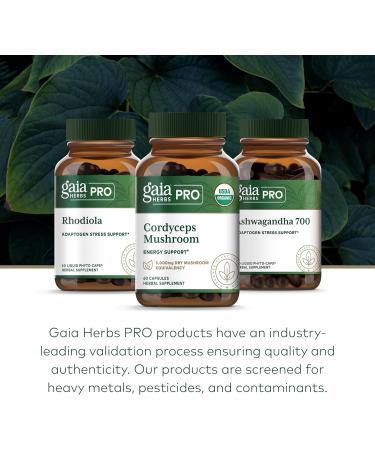 GAIA HERBS PRO Cordyceps Mushroom - 60 Caps - Buy Online on GoSupps.com