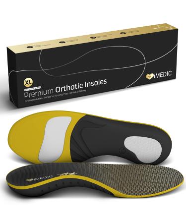 iMedic Premium Orthotic Insoles (New 2024 Mould) - XL: UK 10.5-12 Plantar Fasciitis Support Insoles - Arch Support Insoles - Flat Feet Insoles - Plantar Fasciitis Insoles for Men and Women