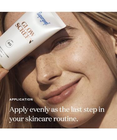 Supergoop! Glowscreen SPF 40 PA+++ 1.7 fl oz - Primer + Broad Spectrum Sunscreen with Hyaluronic Acid, Vitamin B5 & Niacinamide - Buy Online on GoSupps.com