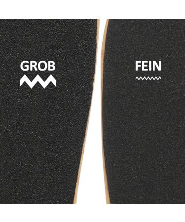 Robin Goods Hornhauttraspel Foot File - Coarse & Fine Wooden Corn Remover | Eco-Friendly Plastic-Free Packaging | Effective Callus & Corn Removal Tool (1 Piece) - Buy Online on GoSupps.com