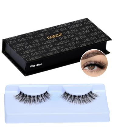 Shop Gabeena Self-Adhesive False Eyelashes Waterproof Reusable Wispy Lash Extensions for a Natural Look Flexible & Trimmable International Shipping Available - Buy Online on GoSupps.com