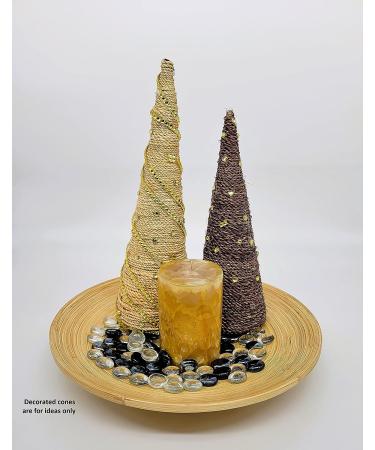 Set of 3 Small Paper Mache Cone Open Bottom 7X3 in. - Craft Supplies - Buy Online on GoSupps.com