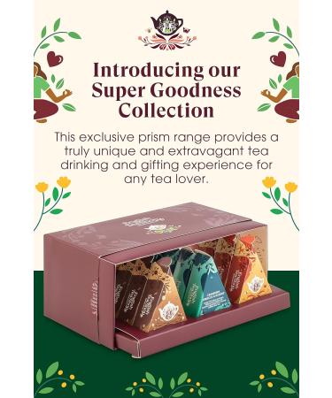 English Tea Shop Organic Super Goodness Collection - 12 Loose Leaf Pyramid Tea Bags - Buy Online on GoSupps.com
