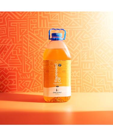 3L Refined Rapeseed Oil by The Ancient Oil Company | Made in UK | Ideal for Everyday Cooking, Baking, or Cold Dishes - Buy Online on GoSupps.com