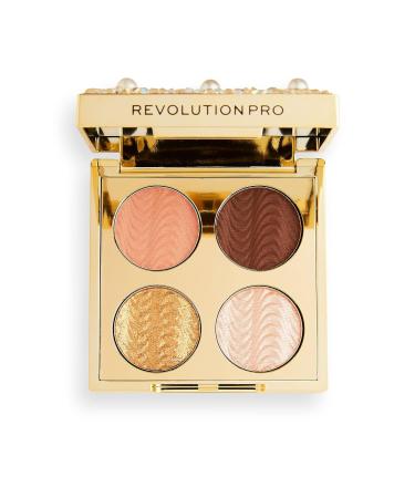 Revolution Pro Ultimate Eye Quad Eyeshadow Palette - Diamonds and Pearls 4 Shades 3.2g | International Shipping Available - Buy Online on GoSupps.com