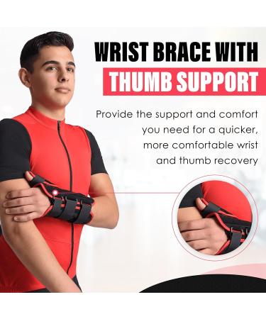 MAXAR Advanced Wrist Brace with Thumb Spica Splint - Effective Support for Dequervains Carpal Tunnel & Arthritis Pain - Best Right Hand Stabilizer (Large - Buy Online on GoSupps.com