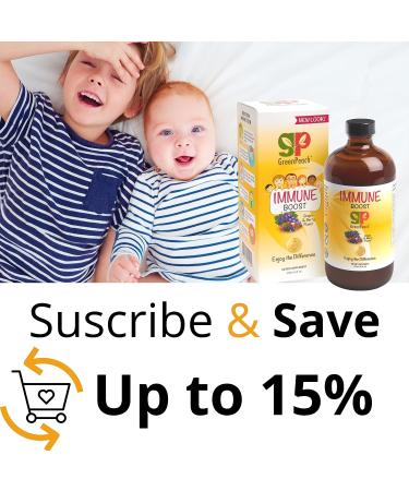 Organic Elderberry Kids Immune Support Syrup - Vitamin C D E Zinc | Immune Defense Booster for Toddlers | Vegetarian Formula - No Added Sugar - Buy Online on GoSupps.com