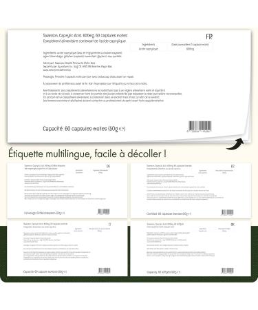 Swanson Caprylic Acid (Caprylic Acid) 600mg 60 Soft Capsules Highly Dosed Lab Tested Soy Free Gluten Free Non-GMO - Buy Online on GoSupps.com