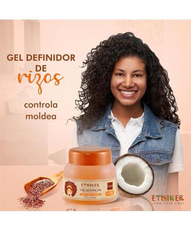 Etniker Coconut & Flaxseed Curl Defining Gel 10.1 oz - Long-Lasting Hold & Shine | L mar - Buy Online on GoSupps.com