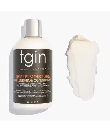 TGIN Triple Moisture Replenishing Conditioner 13oz for Natural, Dry, and Curly Hair - Buy Online on GoSupps.com