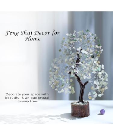 Jade Stone Bonsai Tree: Real Crystals & Healing Stones - Spiritual Gifts for Women, Desk Decor for Living Room & Office - Green Jade Tree - Buy Online on GoSupps.com