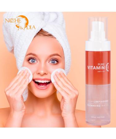 Day and Night Vitamin C Antioxidant Facial Cleanser | 150ml | Biphasic Formula for All Skin Types | International Shipping Available - Buy Online on GoSupps.com