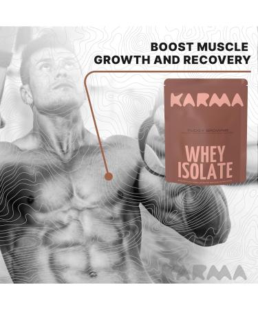 Whey Protein Powder 2LB - 25g Protein 1g Sugar - Fudgy Brownie Flavor - Low Sugar High Protein Isolate - 30 Servings - International Shipping Available - Buy Online on GoSupps.com