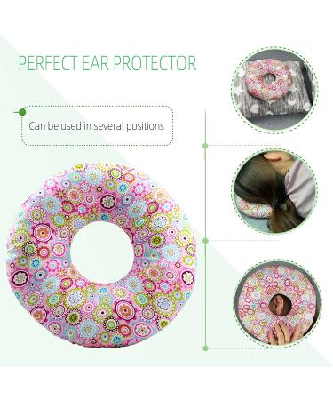 CNH & Ear Piercing Pain Relief Pillow | Side Sleeping Pillow with Ear Hole for Pressure Sores & Inflammation | Ear Guard Design - Buy Online on GoSupps.com
