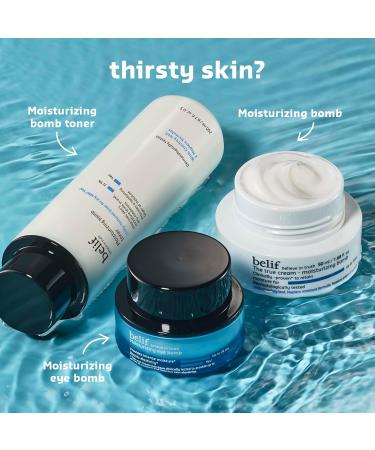 Belif Moisturizing Bomb Toner with Ceramide | Ultra Hydrating 2-in-1 Toner & Moisturizer for Dry Skin | Korean Skin Care - Buy Online on GoSupps.com