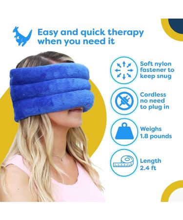Huggaroo Soothe Microwave Heating Pad for Migraine Relief with Lavender Aromatherapy - Stocking Stuffer for Tension Headache Relief - Buy Online on GoSupps.com